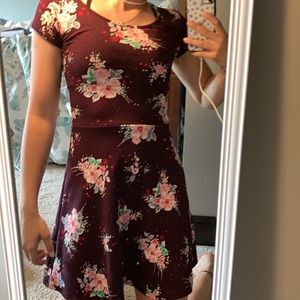Flower patterned dress